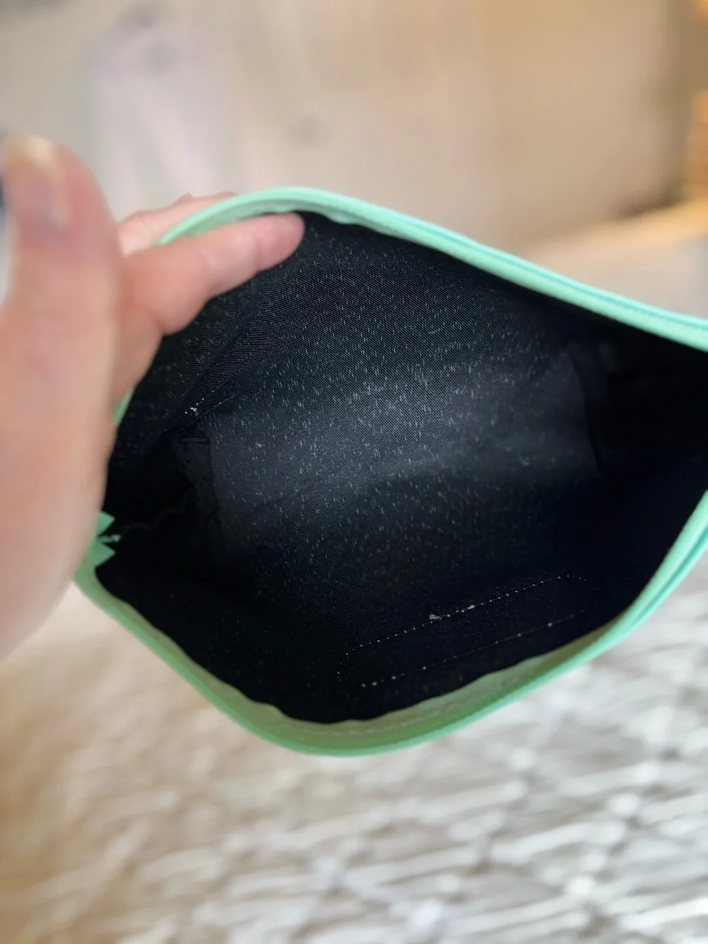 Jon Hart Grande in Mint Coated Canvas
